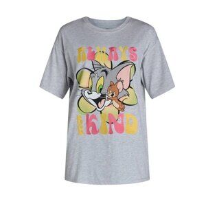 Tom & Jerry "Always Be Kind" Graphic Tee XXS